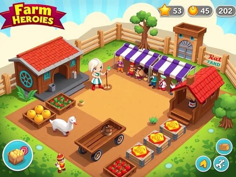 Farm Heroes Elite Harvesters gameplay screenshot